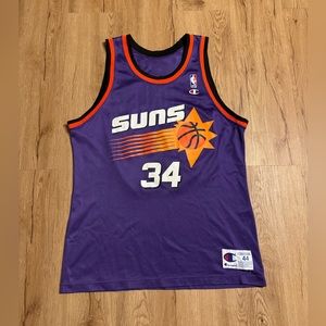 Vintage 90s Champion Charles Barkley Phoenix Suns Jersey Size 44